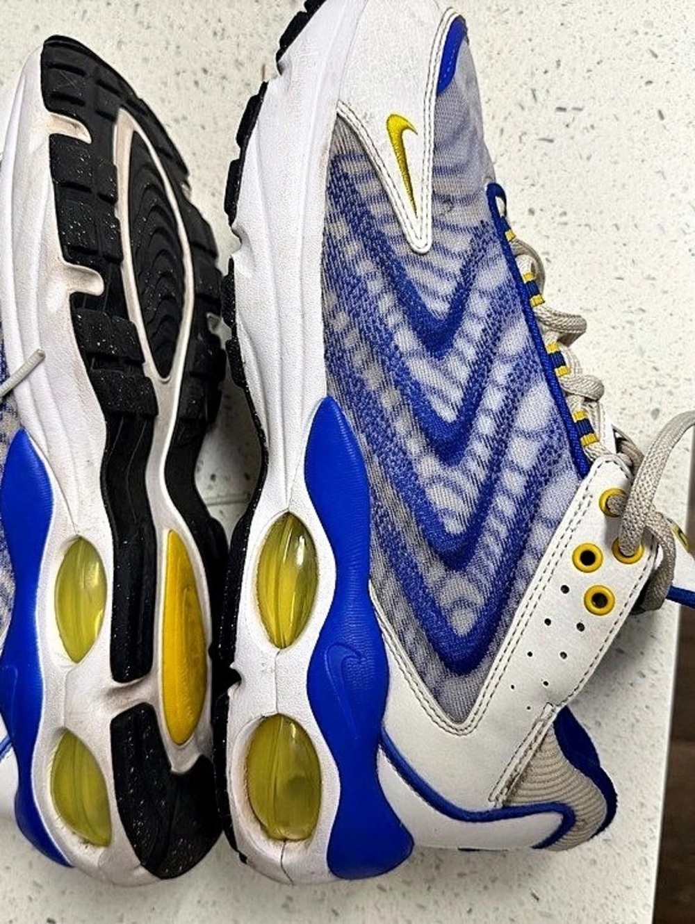 Nike Air Max Dn Blue & White Sneakers